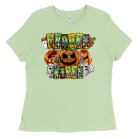 Matcha Spooky Vibes Ladies Tee - CowhideDigitalArt