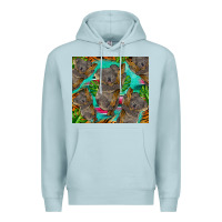 Blue Mist koala tumbler Premium Hoodie - BarkalooDesign