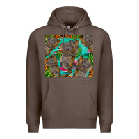 Coffee koala tumbler Premium Hoodie - BarkalooDesign