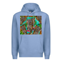 Colony Blue koala tumbler Premium Hoodie - BarkalooDesign