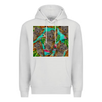 Dove Grey koala tumbler Premium Hoodie - BarkalooDesign