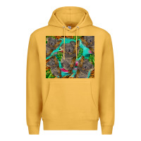Mustard koala tumbler Premium Hoodie - BarkalooDesign