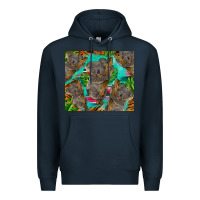 Navy koala tumbler Premium Hoodie - BarkalooDesign