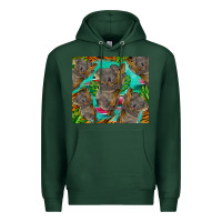 Sports Green koala tumbler Premium Hoodie - BarkalooDesign