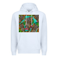 White koala tumbler Premium Hoodie - BarkalooDesign