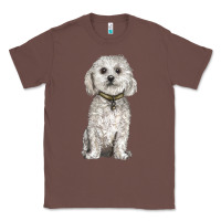 Chestnut bichon frise dog Classic Tee - BarkalooDesign