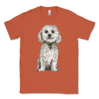 Copper bichon frise dog Classic Tee - BarkalooDesign
