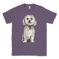 Lavender bichon frise dog Classic Tee - BarkalooDesign