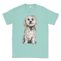 Seafoam bichon frise dog Classic Tee - BarkalooDesign
