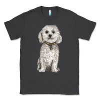 Smoke bichon frise dog Classic Tee - BarkalooDesign