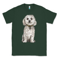 Sports Green bichon frise dog Classic Tee - BarkalooDesign