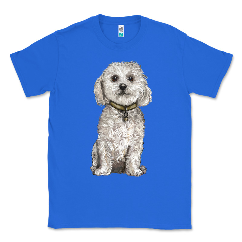 Bichon Frise Dog Classic Tee by BarkalooDesign | Teevron