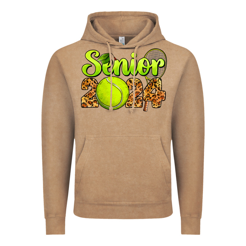 Tennis Senior 2024 Vintage Hoodie by BarkalooDesign | Teevron
