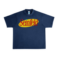 Navy seinfeld Urban Heavy Tee - DesigneFamous