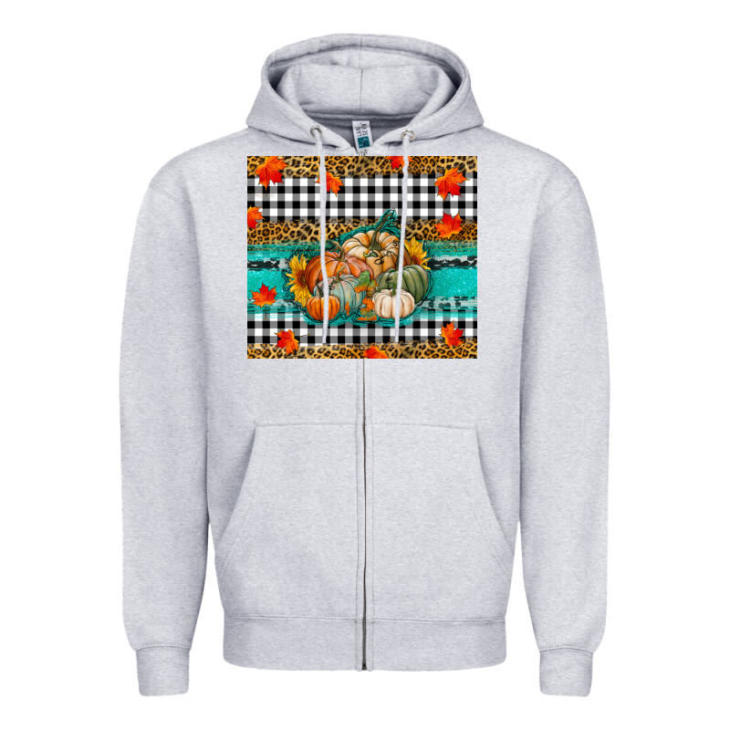 Pumpkins Zipper Hoodie by RanaPortraitStore | Teevron