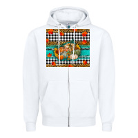 White pumpkins Zipper Hoodie - RanaPortraitStore