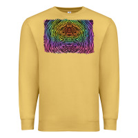 Antique Gold colorful zebra background Premium Sweatshirt - RanaPortraitStore