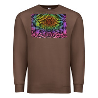 Chestnut colorful zebra background Premium Sweatshirt - RanaPortraitStore