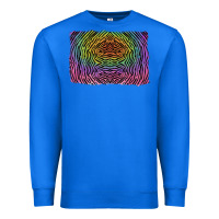 True Royal colorful zebra background Premium Sweatshirt - RanaPortraitStore