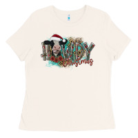 Bone howdy christmas Ladies Tee - CowhideDigitalArt