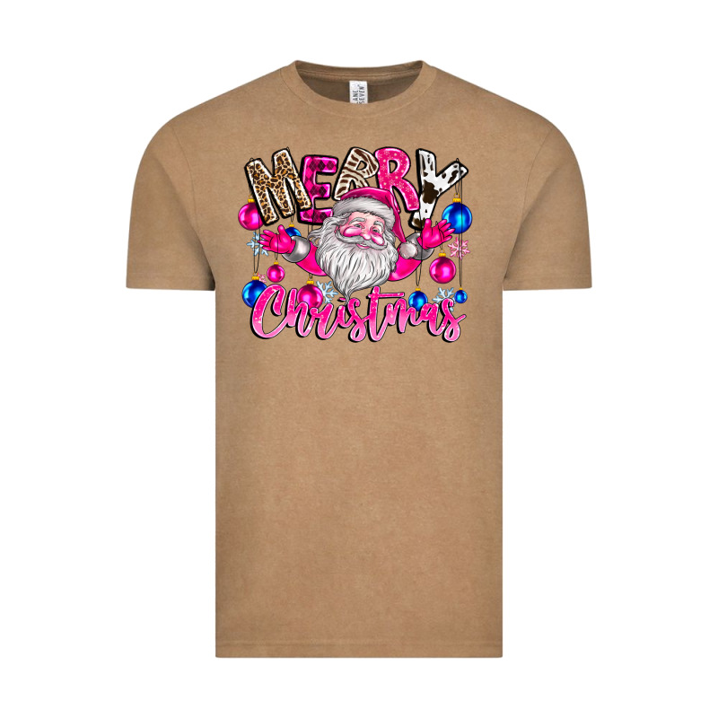 Merry Christmas Santa Vintage Tee by CowhideDigitalArt | Teevron