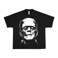 Black frankenstein Urban Heavy Tee - DesigneFamous