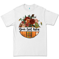 White preview customize floral pumpkin Premium Tee - BundleAndBundleShop