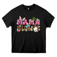 Black Western Mama Bunny Heavy Core Tee - BundleAndBundleShop