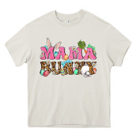 Cream Western Mama Bunny Heavy Core Tee - BundleAndBundleShop