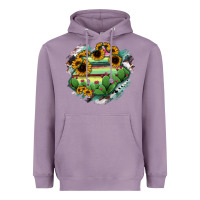 Lavender Aguascalientes State Of Mexico Map Heavyweight Hoodie - RanaPortraitStore