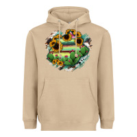 Mushroom Aguascalientes State Of Mexico Map Heavyweight Hoodie - RanaPortraitStore