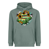 Sage Aguascalientes State Of Mexico Map Heavyweight Hoodie - RanaPortraitStore