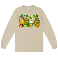 Mushroom st patrick's day coffee cups with gnome Long Sleeve Tee - Artiststas