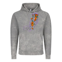 Cloud Rock light purple jellyfish and floral Vintage Hoodie - BarkalooDesign