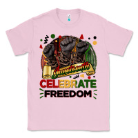 Bubblegum Pink Juneteenth celebrate freedom Classic Tee - FaDigitalArtStudio