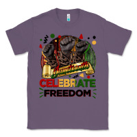 Lavender Juneteenth celebrate freedom Classic Tee - FaDigitalArtStudio