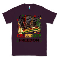 Plum Juneteenth celebrate freedom Classic Tee - FaDigitalArtStudio