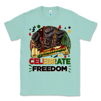 Seafoam Juneteenth celebrate freedom Classic Tee - FaDigitalArtStudio