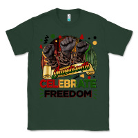 Sports Green Juneteenth celebrate freedom Classic Tee - FaDigitalArtStudio