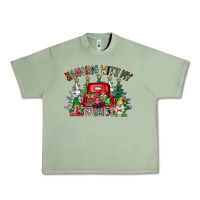 Oil Green hanging with my gnomies Urban Heavy Tee - CowhideDigitalArt