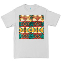 Dove Grey native american aztec seamless pattern Premium Tee - BundleAndBundleShop