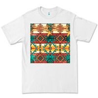 White native american aztec seamless pattern Premium Tee - BundleAndBundleShop