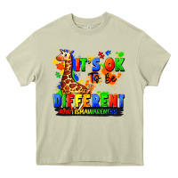Mossy it's ok to be different autism awareness Heavy Core Tee - FaDigitalArtStudio
