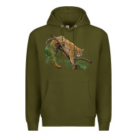 Army Green florida panther Premium Hoodie - BarkalooDesign
