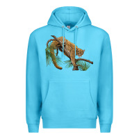 Ocean Blue florida panther Premium Hoodie - BarkalooDesign