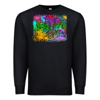 Black colorful leopard background Premium Sweatshirt - RanaPortraitStore