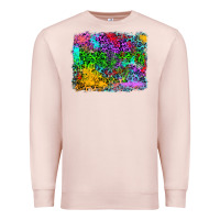 Pale Pink colorful leopard background Premium Sweatshirt - RanaPortraitStore