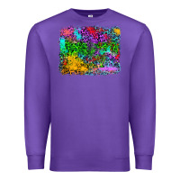 Purple colorful leopard background Premium Sweatshirt - RanaPortraitStore