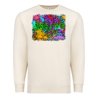 Sandshell colorful leopard background Premium Sweatshirt - RanaPortraitStore