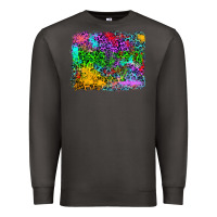 Smoke colorful leopard background Premium Sweatshirt - RanaPortraitStore